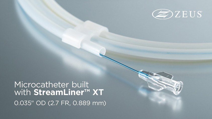Zeus的StreamLiner新增最薄、最柔韧挤出型PTFE导管内衬管 -Technewschina